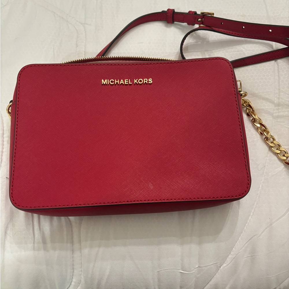 Michael Kors red purse